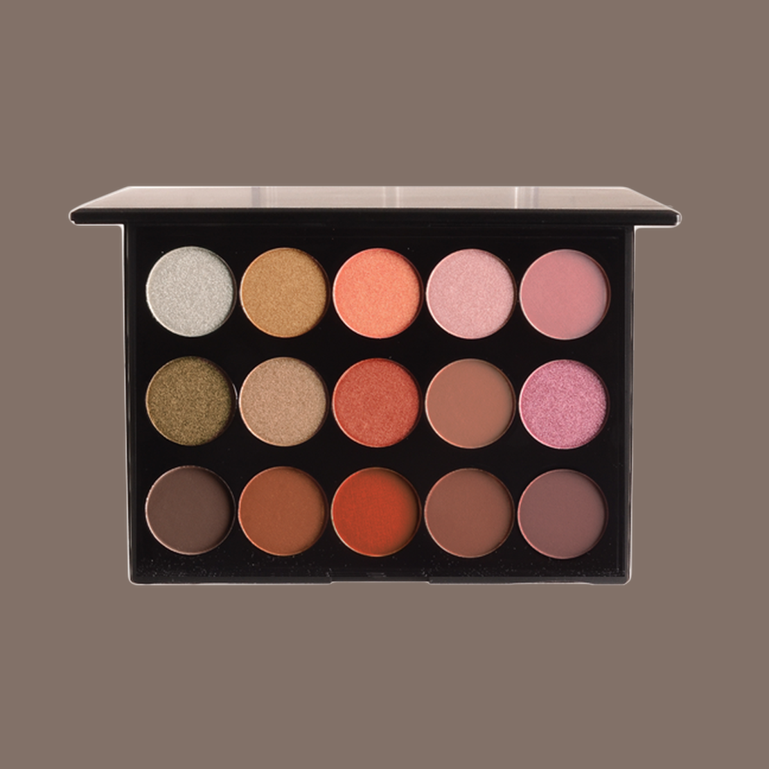 15 Shade Eyeshadow Palette - Warm Tone